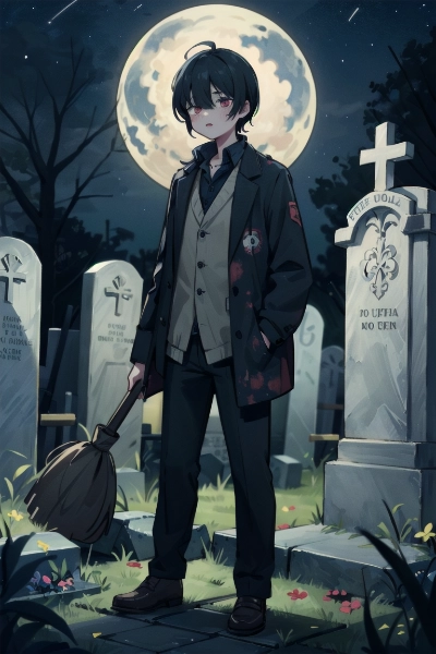 ゾンビの墓掃除