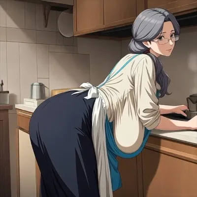 家事をこなす主婦