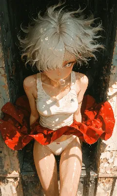 廃墟の赤いスカートの秘密