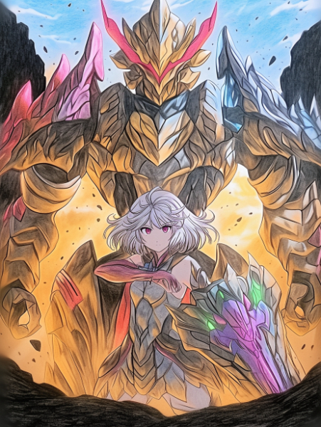 No.1645 デザートファイターガールwith砂漠のガーディアン