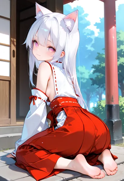 猫耳巫女の夏の秘密の時間