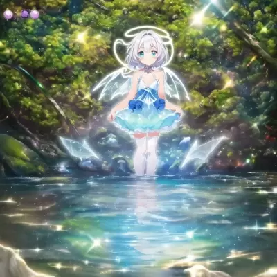 湖畔の天使