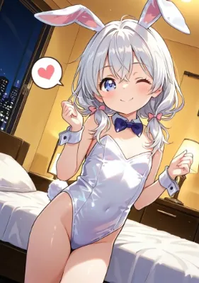 どこでもセックスするのが当たり前になっちゃった世界 ちっぱいバニーガール編②