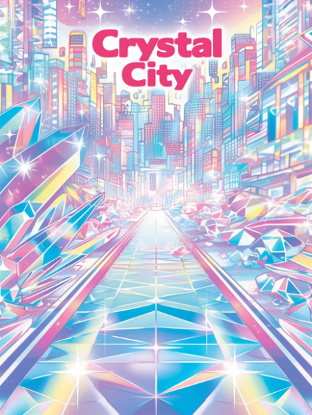 No.1682 キラキラシール✕水晶都市