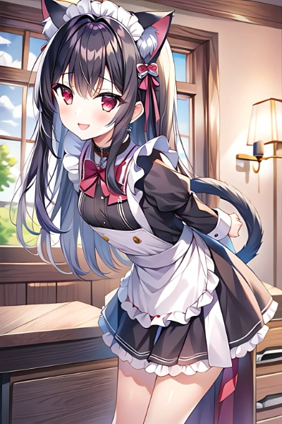 ネコミミ x メイド服
