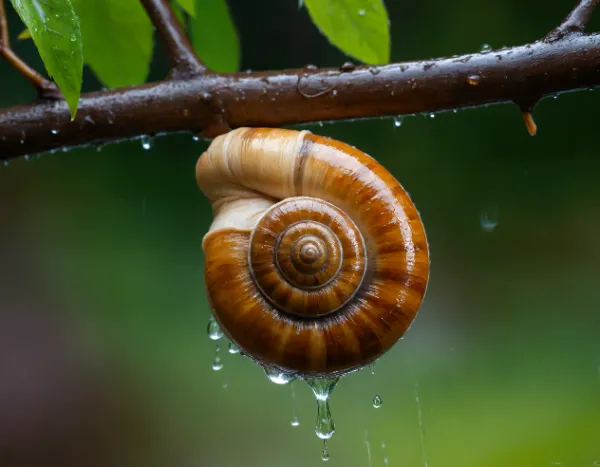 ウンダバー＿の　ちょっと変なかたつむり