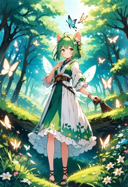 魔法の森　ハムスターの妖精