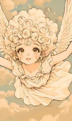 ふわふわヘアのエンゼルさん