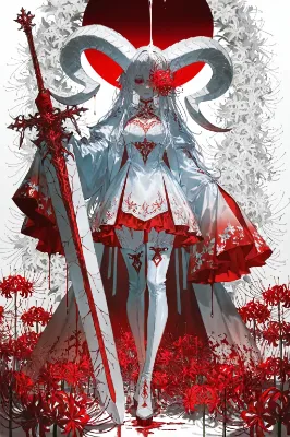 彼岸花の剣士