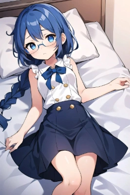 おさげの女の子