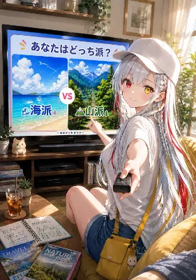 あなたは海派？山派？　「結局、こうなる。」