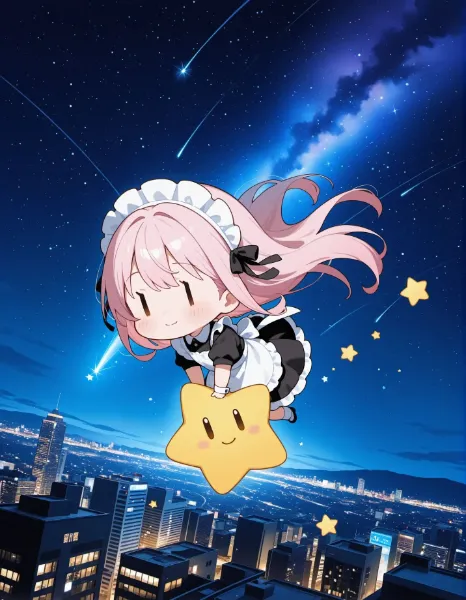 流れ星メイドさん