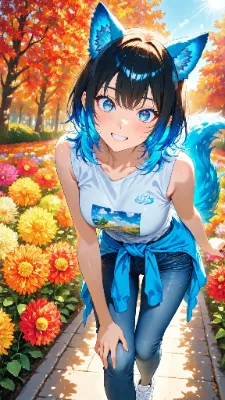 🐺 川西ダリヤ園開園記念日 〜ウル子「これデカくね！？」〜🌺