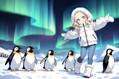 おでこちゃんとぺんぎん