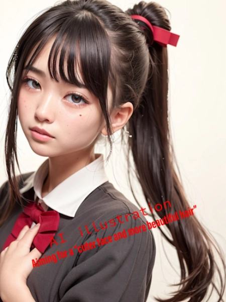 ポニーテール美少女の気持ちは？（単発画像）