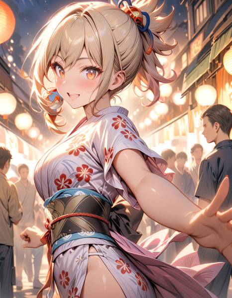 【原神】宵宮 浴衣