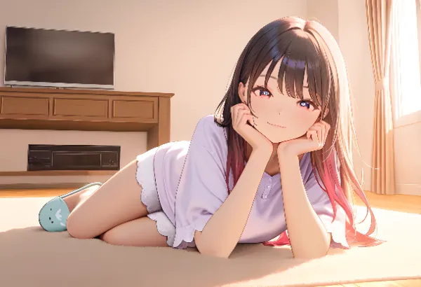 陽だまりの部屋の少女