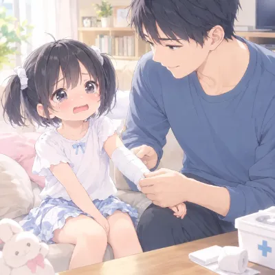 お父さん、痛い～