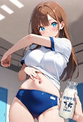 私のお腹はミルクっぱら