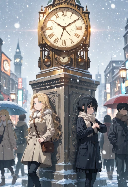 黒髪＆ブロンド・待ち合わせ