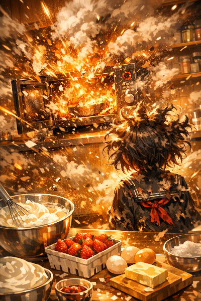 イチゴのケーキ再戦