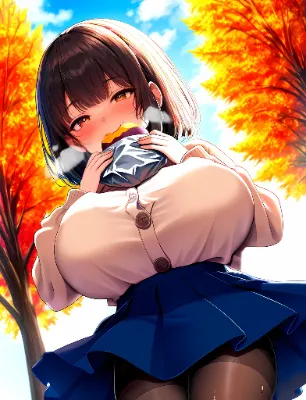 秋の焼き芋ッ…食わずにはいられないッ…！！