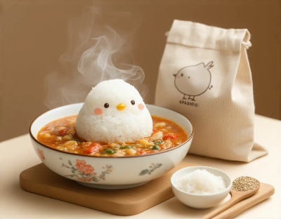 白い雀カレー(新商品)