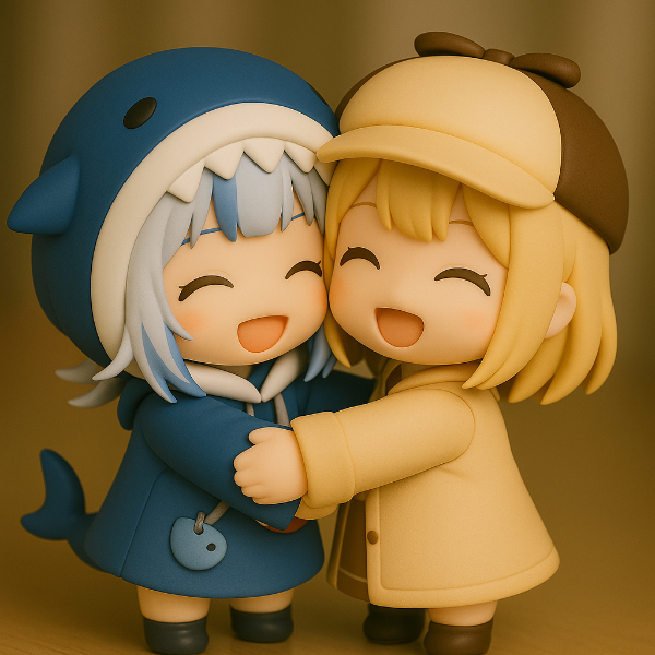 ぎゅ〜っと！友情のハグ♡