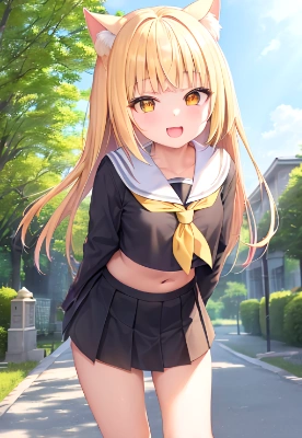 猫耳少女ヒカリユイ