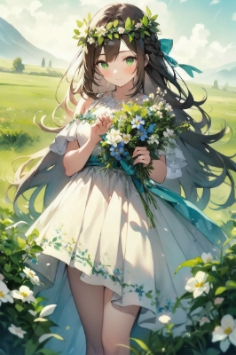 綺麗な花を集めて作ったの