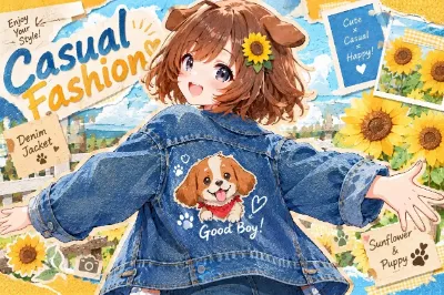 カジュアルデニムスタイル