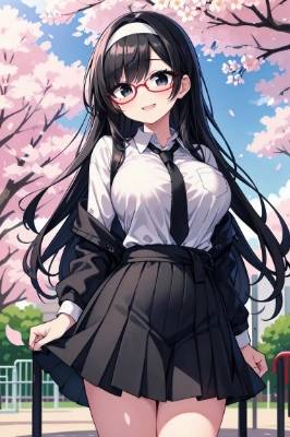 眼鏡の女の子