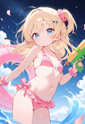 ピンクの水着6☆