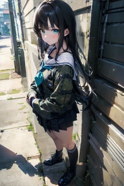 私立ミリオタ学園、角待ちで待ちぼうけ