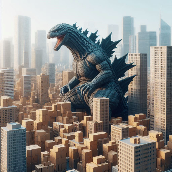 箱ｘ怪獣　（12枚）