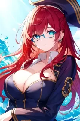 赤髪✕海賊✕メガネ