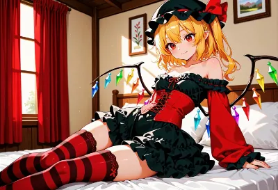ゴスロリ服のフランドール