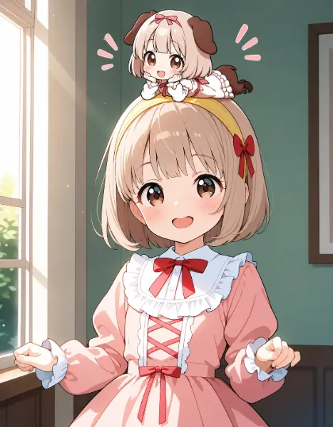 お揃いロリータ…？