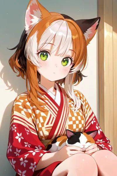 貓娘【線画付き】