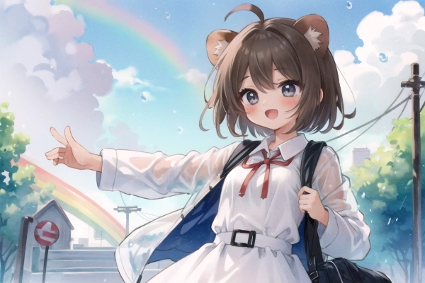 雨上がりの世界