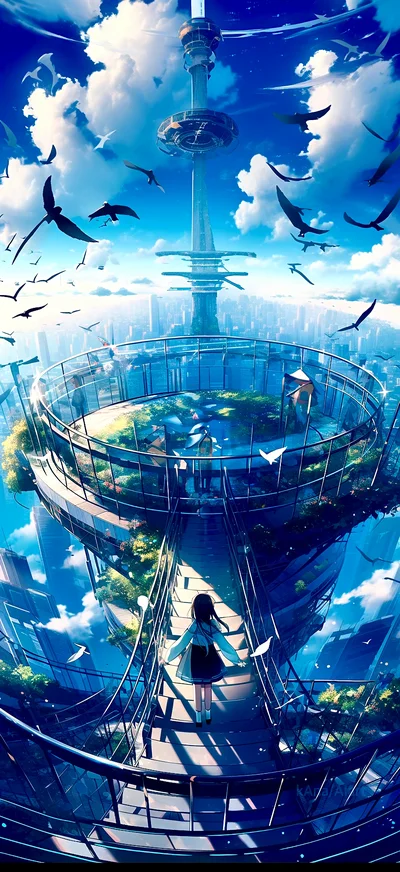 【空と大地を繋ぐ】 \"Bridging Sky and Earth\"