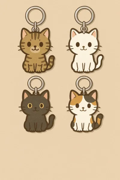 猫さんキーホルダー