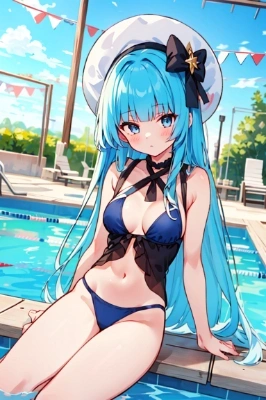 プールサイド