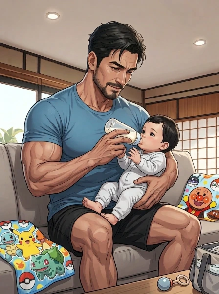 マッチョパパの子育ての日常
