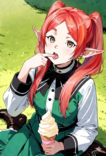 赤髪の女の子