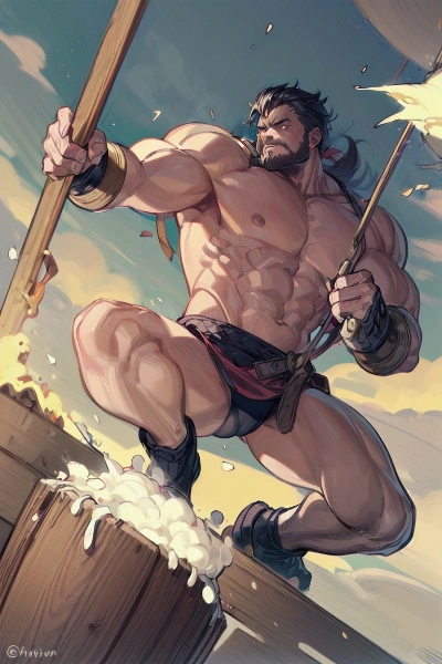 漢のアルティメット餅つきィィイ