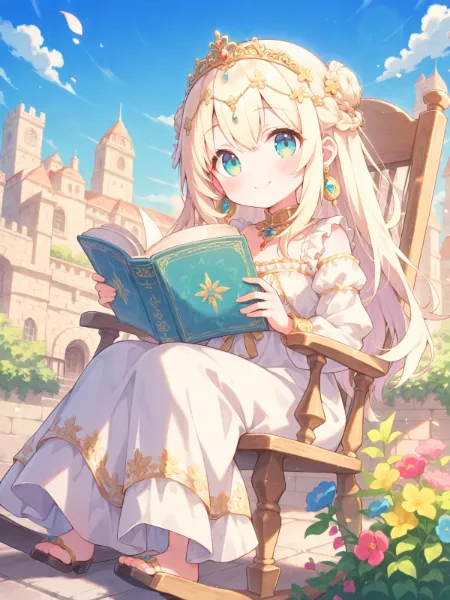 午後の優雅な読書タイム