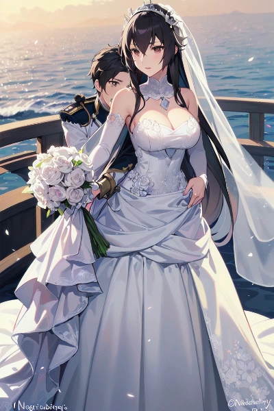 艦これ　長門さまの花嫁姿で御座います