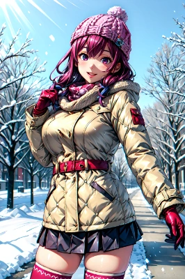 お題「ダウンジャケット」001