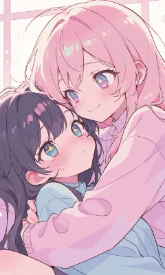 百合ハグ♡  2